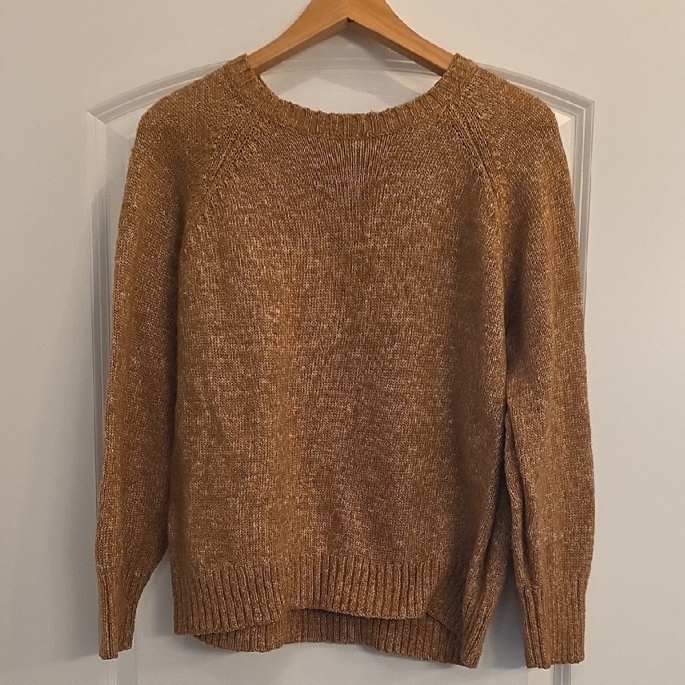 Old Navy Women's Scoopneck Sweater in Camel Brown